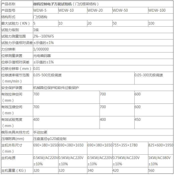 微機(jī)萬能試驗(yàn)機(jī)